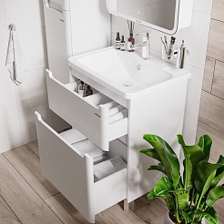 Grossman Тумба под раковину Адель 60 белая – фотография-2